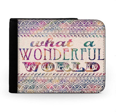 

Snoogg Men Multicolor Canvas Wallet(6 Card Slots), Multi