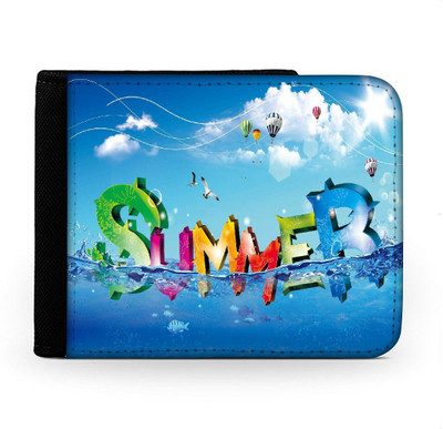 

Snoogg Men Multicolor Canvas Wallet(6 Card Slots), Multi