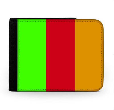 

Snoogg Men Multicolor Canvas Wallet(6 Card Slots), Multi
