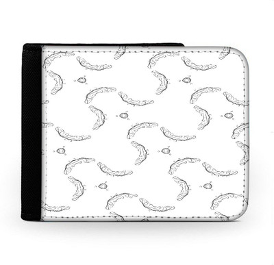 

Snoogg Men Multicolor Canvas Wallet(6 Card Slots), Multi