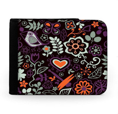 

Snoogg Men Multicolor Canvas Wallet(6 Card Slots), Multi