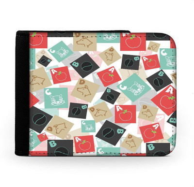 

Snoogg Men Multicolor Canvas Wallet(6 Card Slots), Multi