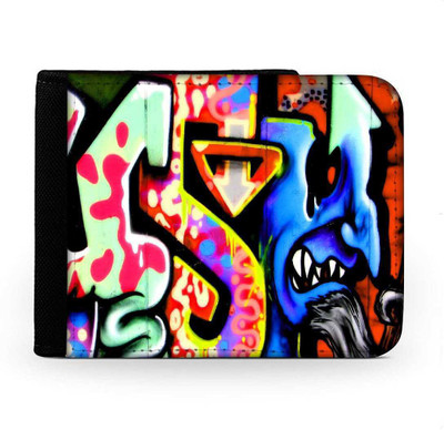 

Snoogg Men Multicolor Canvas Wallet(6 Card Slots), Multi