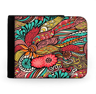 

Snoogg Men Multicolor Canvas Wallet(6 Card Slots), Multi