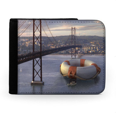 

Snoogg Men Multicolor Canvas Wallet(6 Card Slots), Multi