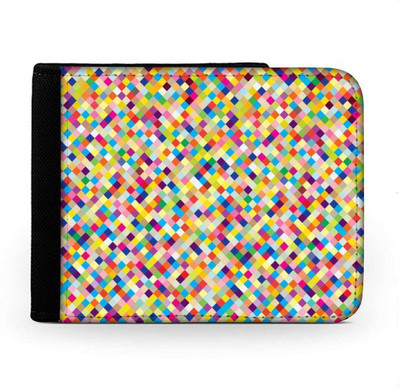 

Snoogg Men Multicolor Canvas Wallet(6 Card Slots), Multi