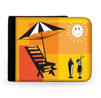 

Snoogg Men Multicolor Canvas Wallet(6 Card Slots), Multi