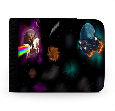 

Snoogg Men Multicolor Canvas Wallet(6 Card Slots), Multi