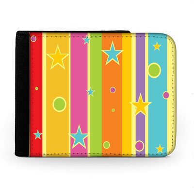 

Snoogg Men Multicolor Canvas Wallet(6 Card Slots), Multi