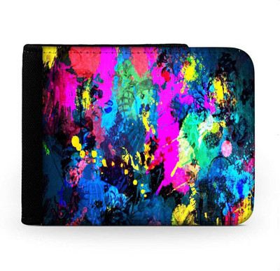 

Snoogg Men Multicolor Canvas Wallet(6 Card Slots), Multi