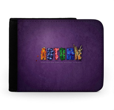 

Snoogg Men Multicolor Canvas Wallet(6 Card Slots), Multi