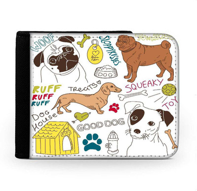 

Snoogg Men Multicolor Canvas Wallet(6 Card Slots), Multi