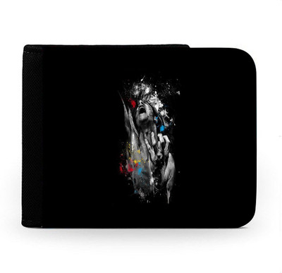 

Snoogg Men Multicolor Canvas Wallet(6 Card Slots), Multi