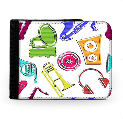 

Snoogg Men Multicolor Canvas Wallet(6 Card Slots), Multi