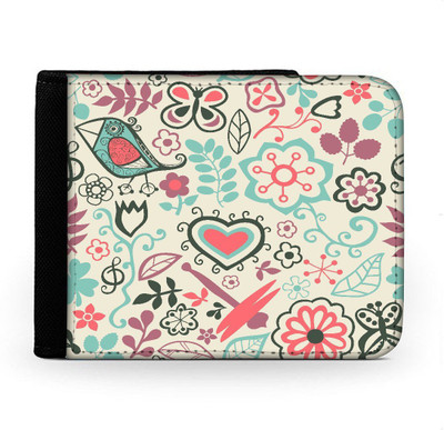 

Snoogg Men Multicolor Canvas Wallet(6 Card Slots), Multi