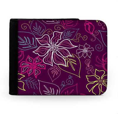 

Snoogg Men Multicolor Canvas Wallet(6 Card Slots), Multi