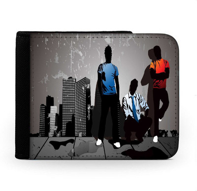 

Snoogg Men Multicolor Canvas Wallet(6 Card Slots), Multi