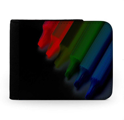 

Snoogg Men Multicolor Canvas Wallet(6 Card Slots), Multi