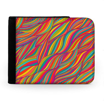 

Snoogg Men Multicolor Canvas Wallet(6 Card Slots), Multi