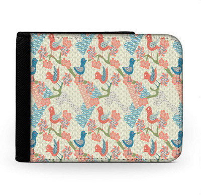 

Snoogg Men Multicolor Canvas Wallet(6 Card Slots), Multi