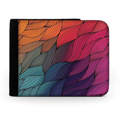 

Snoogg Men Multicolor Canvas Wallet(6 Card Slots), Multi