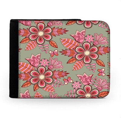 

Snoogg Men Multicolor Canvas Wallet(6 Card Slots), Multi