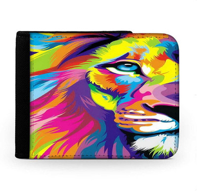 

Snoogg Men Multicolor Canvas Wallet(6 Card Slots), Multi
