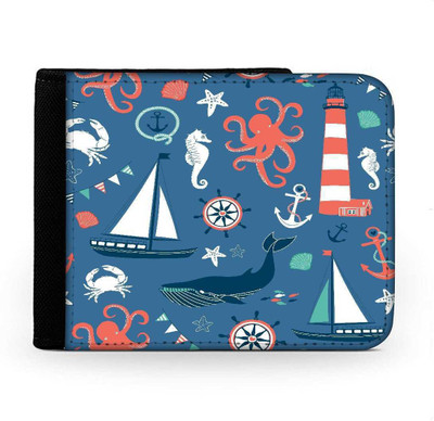

Snoogg Men Multicolor Canvas Wallet(6 Card Slots), Multi