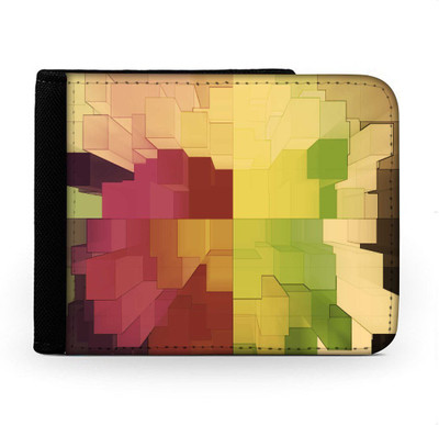 

Snoogg Men Multicolor Canvas Wallet(6 Card Slots), Multi