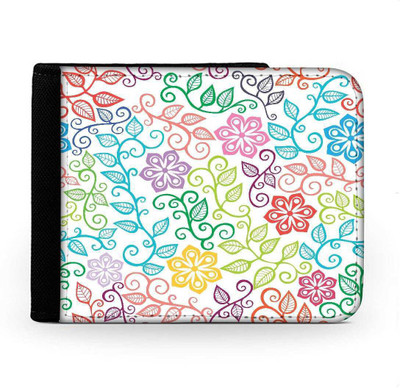 

Snoogg Men Multicolor Canvas Wallet(6 Card Slots), Multi