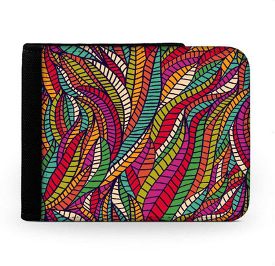 

Snoogg Men Multicolor Canvas Wallet(6 Card Slots), Multi