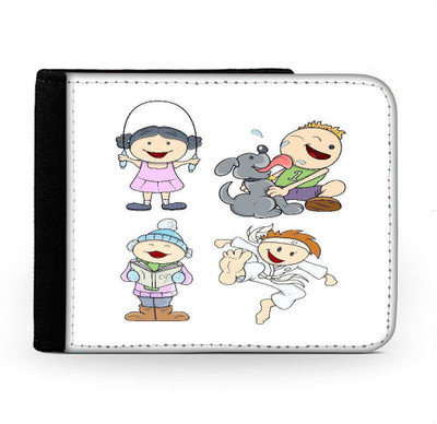 

Snoogg Men Multicolor Canvas Wallet(6 Card Slots), Multi