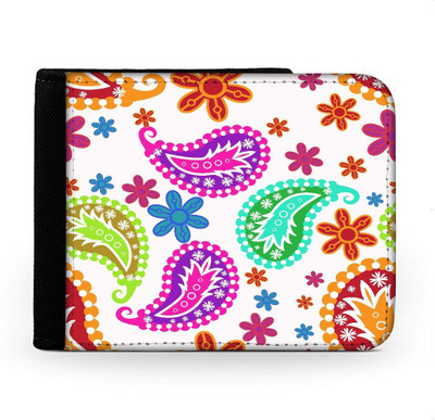 

Snoogg Men Multicolor Canvas Wallet(6 Card Slots), Multi