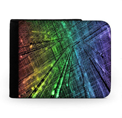 

Snoogg Men Multicolor Canvas Wallet(6 Card Slots), Multi