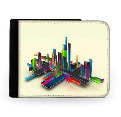 

Snoogg Men Multicolor Canvas Wallet(6 Card Slots), Multi