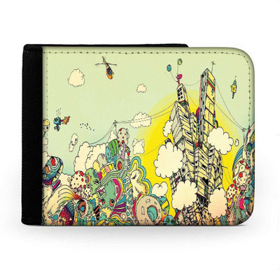 

Snoogg Men Multicolor Canvas Wallet(6 Card Slots), Multi
