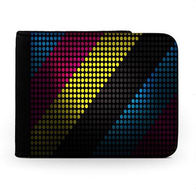 

Snoogg Men Multicolor Canvas Wallet(6 Card Slots), Multi