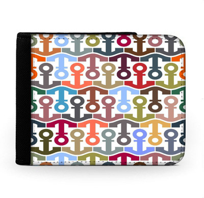 

Snoogg Men Multicolor Canvas Wallet(6 Card Slots), Multi