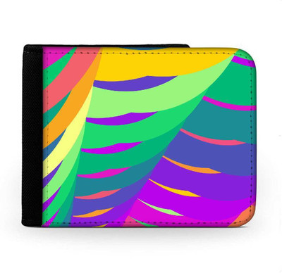 

Snoogg Men Multicolor Canvas Wallet(6 Card Slots), Multi