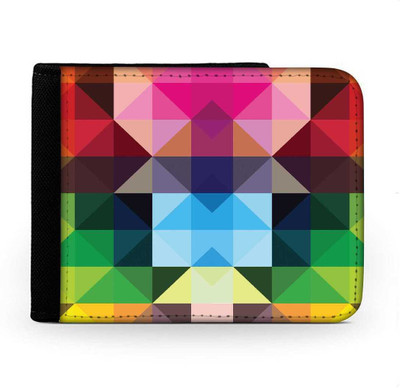 

Snoogg Men Multicolor Canvas Wallet(6 Card Slots), Multi