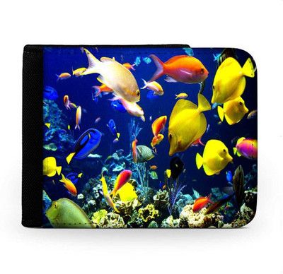 

Snoogg Men Multicolor Canvas Wallet(6 Card Slots), Multi