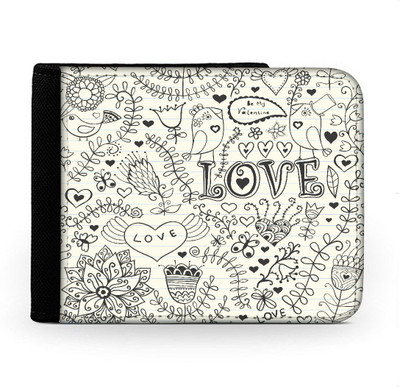 

Snoogg Men Multicolor Canvas Wallet(6 Card Slots), Multi