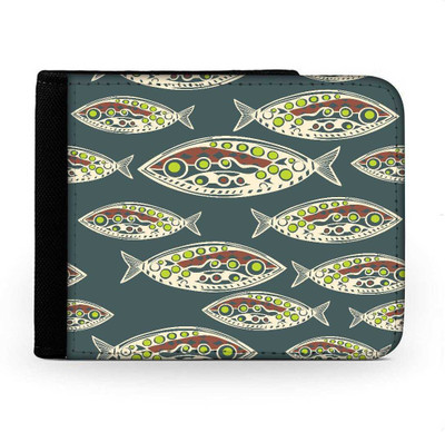 

Snoogg Men Multicolor Canvas Wallet(6 Card Slots), Multi