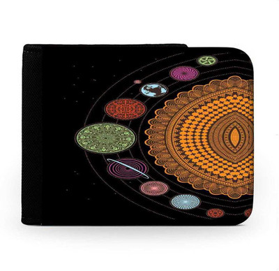 

Snoogg Men Multicolor Canvas Wallet(6 Card Slots), Multi