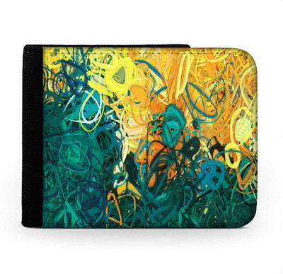 

Snoogg Men Multicolor Canvas Wallet(6 Card Slots), Multi