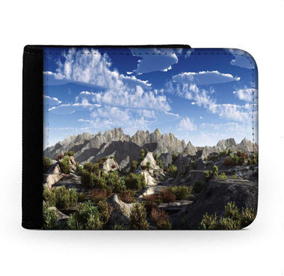 

Snoogg Men Multicolor Canvas Wallet(6 Card Slots), Multi