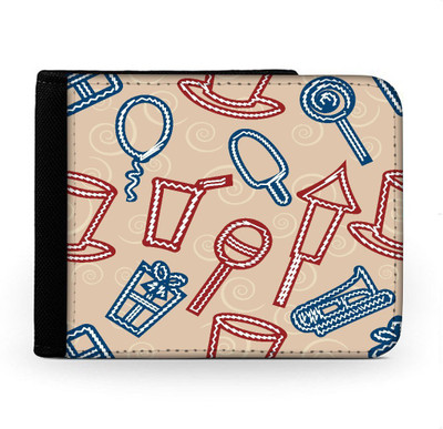 

Snoogg Men Multicolor Canvas Wallet(6 Card Slots), Multi