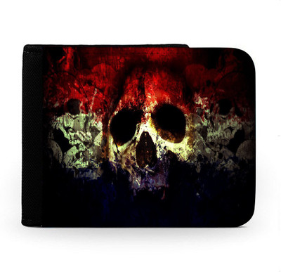 

Snoogg Men Multicolor Canvas Wallet(6 Card Slots), Multi
