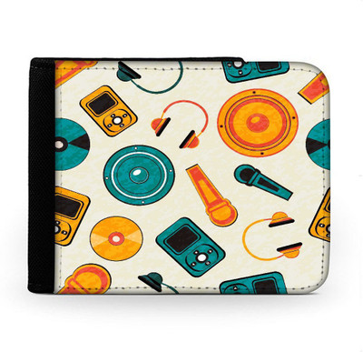 

Snoogg Men Multicolor Canvas Wallet(6 Card Slots), Multi