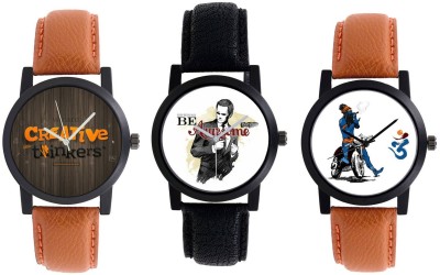 AR Sales Combo Of 3 Stylish Analog Watch For Mens And Boys-101-103-106 Watch  - For Men   Watches  (AR Sales)